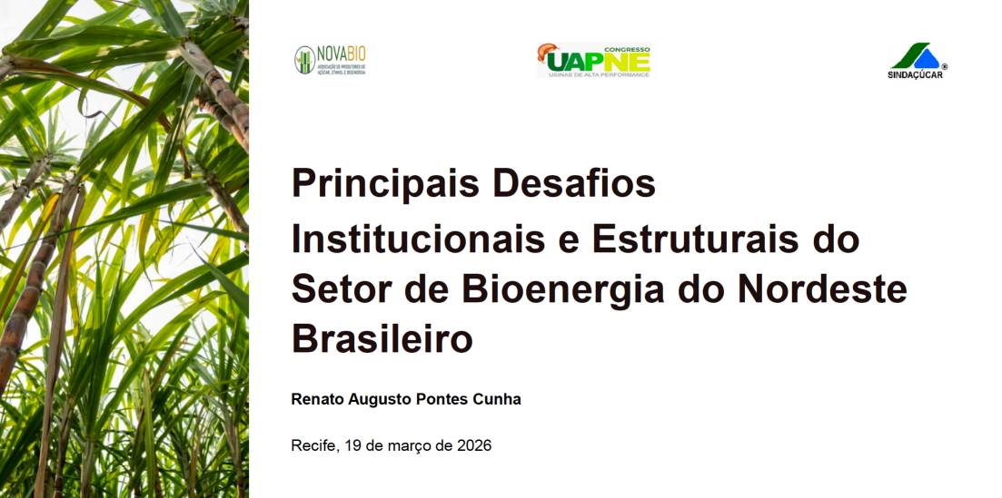 NovaBio destaca principais desafios institucionais e estruturais do setor de bioenergia do Nordeste
